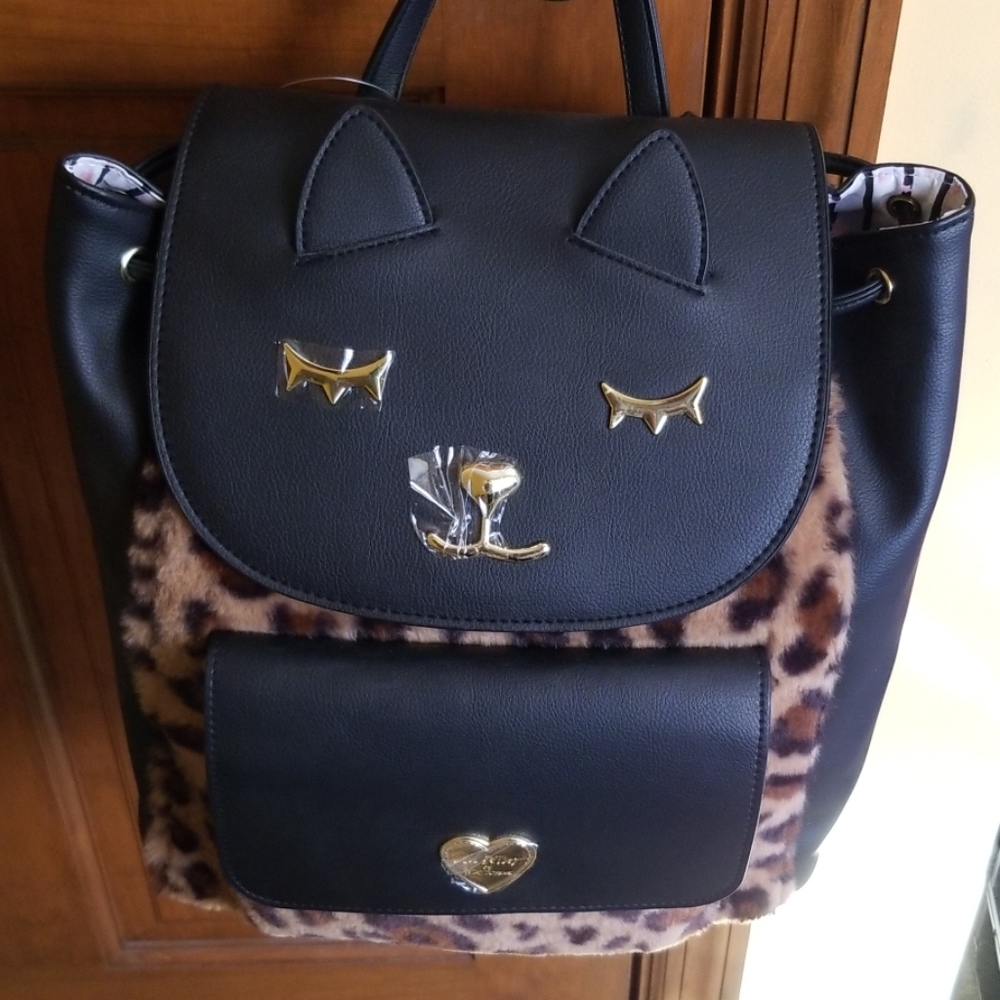 Betsey Johnson Kitty Backpack